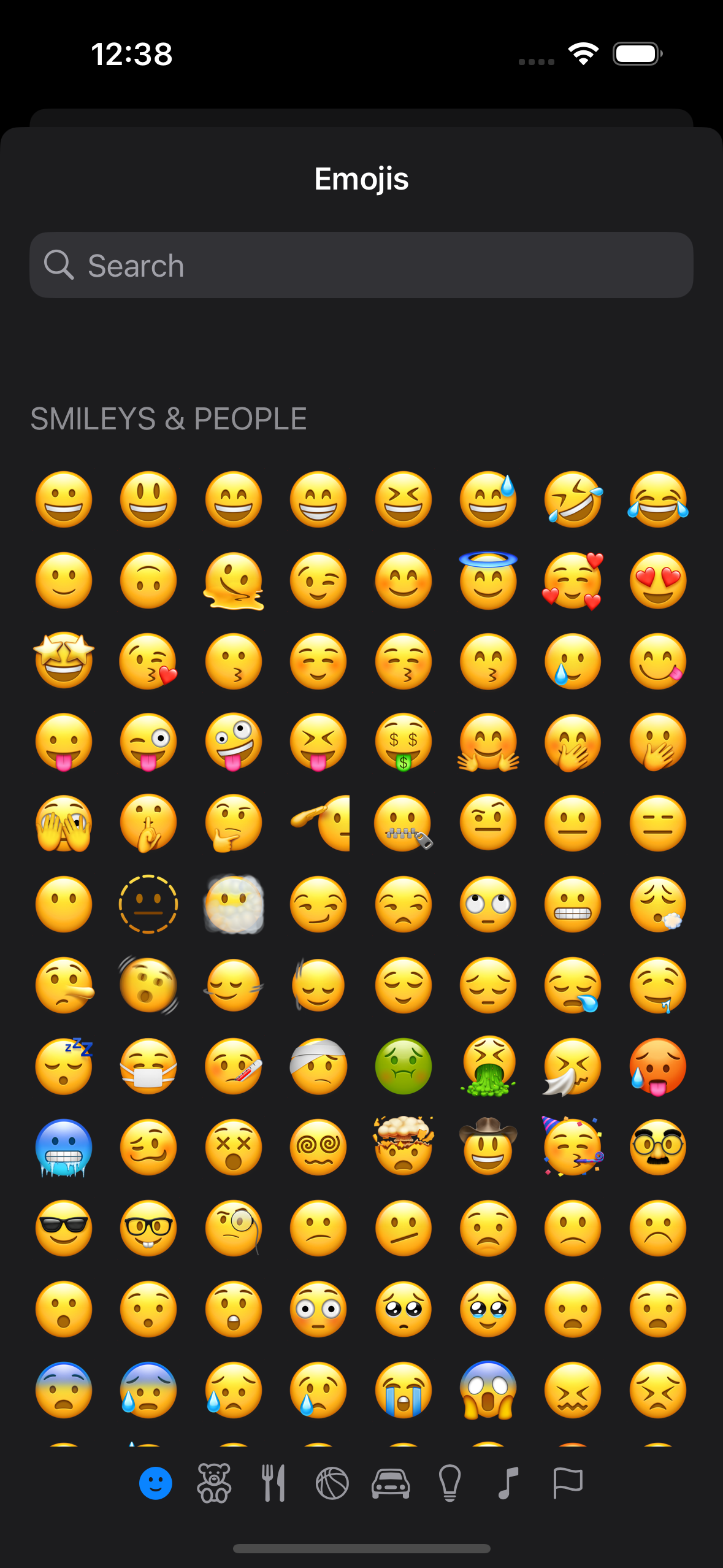 Emoji list