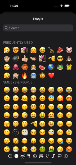 Emoji list