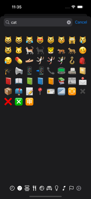 Emoji search